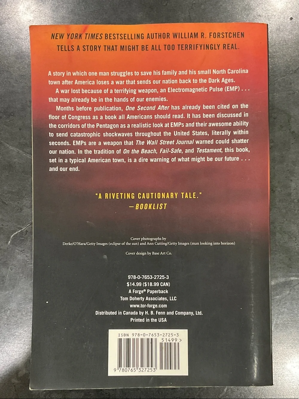 William R. Forstchen One Second After Book